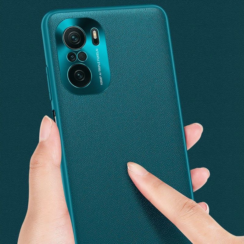 Cover Xiaomi Mi 11i / Poco F3 Lædereffekt I Farvestil