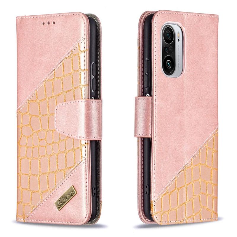 Flip Cover Xiaomi Mi 11i / Poco F3 Croc Look Lædereffekt