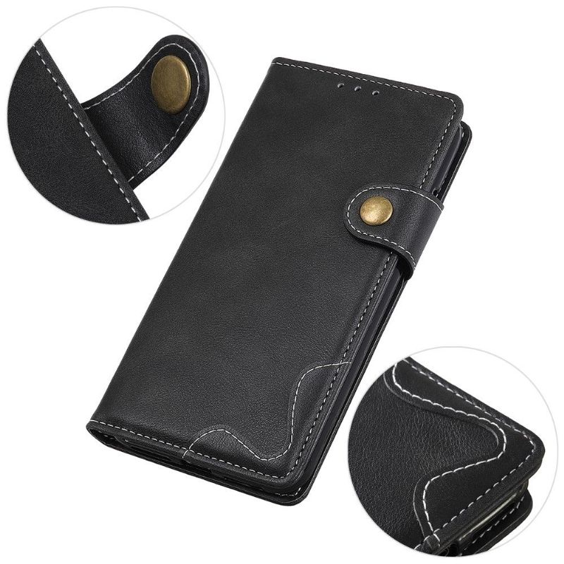 Flip Cover Xiaomi Mi 11i / Poco F3 Hemming S Form Udsatte Sømme