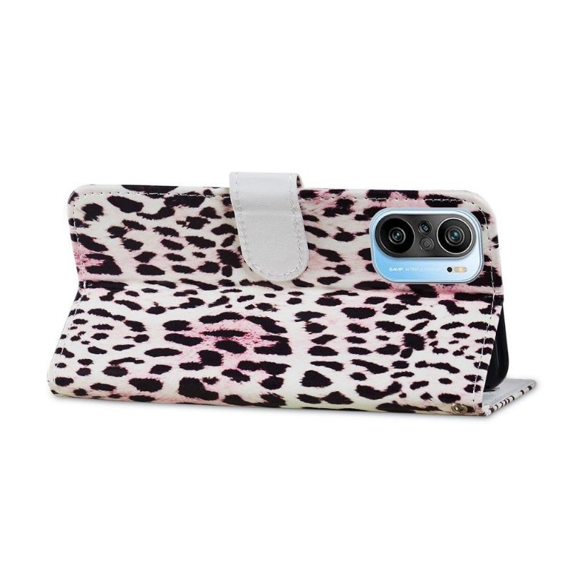 Flip Cover Xiaomi Mi 11i / Poco F3 Leopardmønster