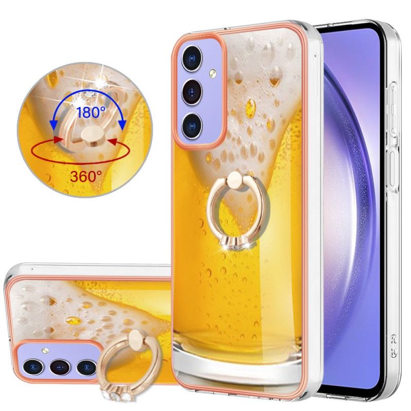 Cover Samsung Galaxy A15 5g Ring-holder Sjov Mønster