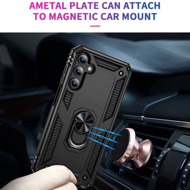 Cover Samsung Galaxy A15 5g Telefon Etui Metalstil Med Støttering