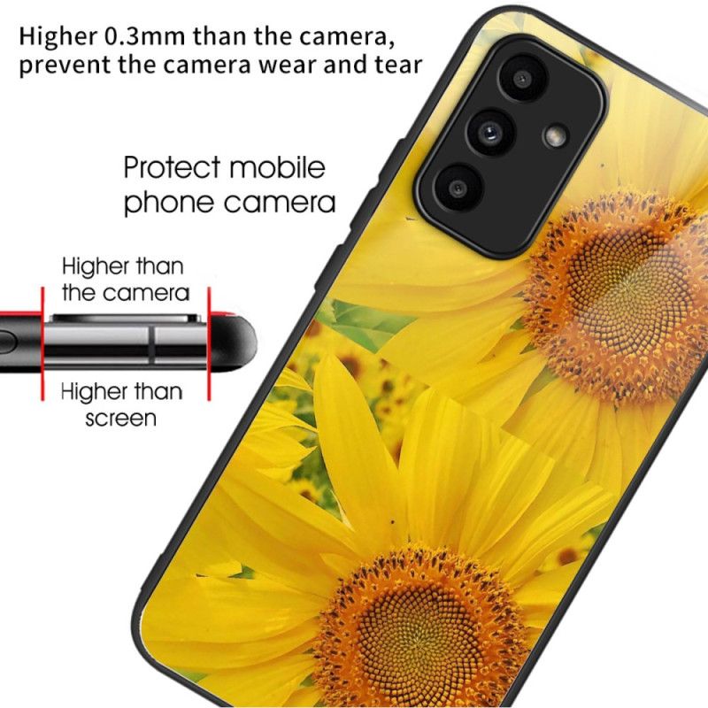 Cover Samsung Galaxy A15 5g Telefon Etui Solsikker Af Hærdet Glas