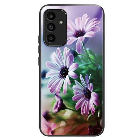 Cover Til Samsung Galaxy A15 5g Hærdet Glaskrysantemum