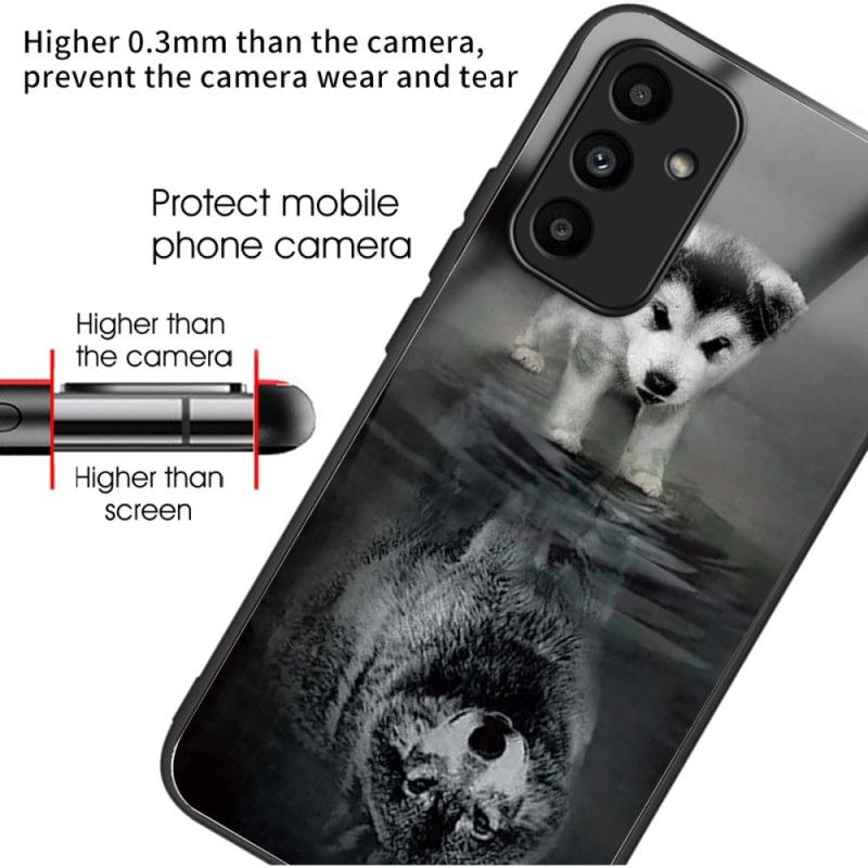 Cover Til Samsung Galaxy A15 5g Puppy Dream Hærdet Glas