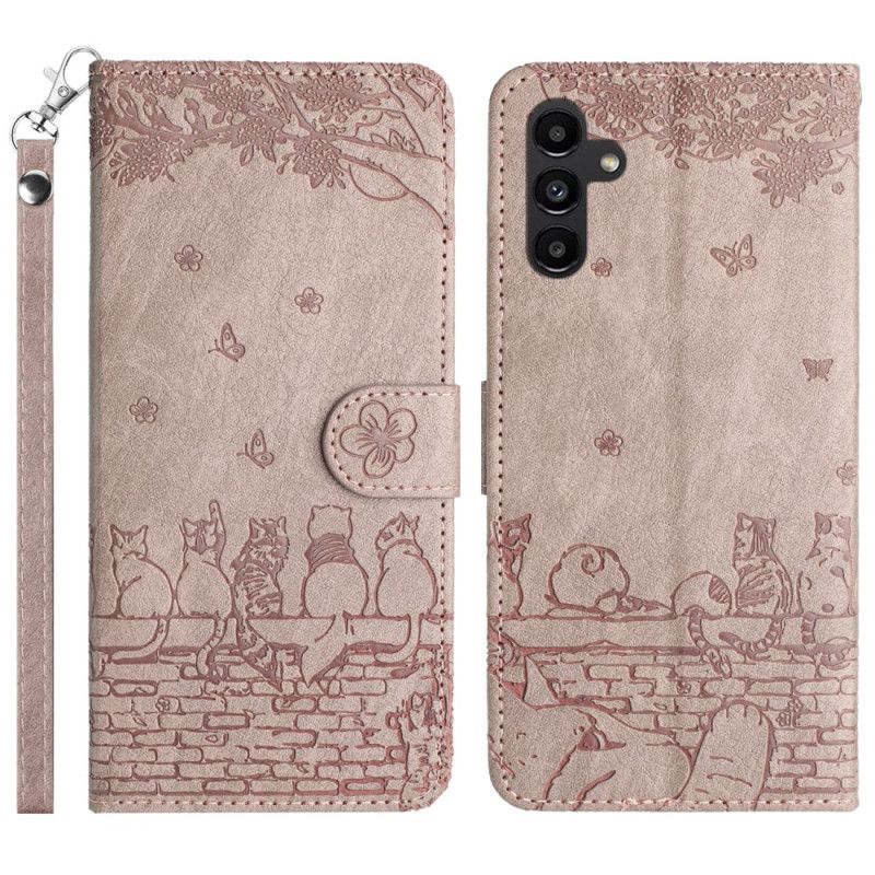 Flip Cover Samsung Galaxy A15 5g Band Of Thong Cats