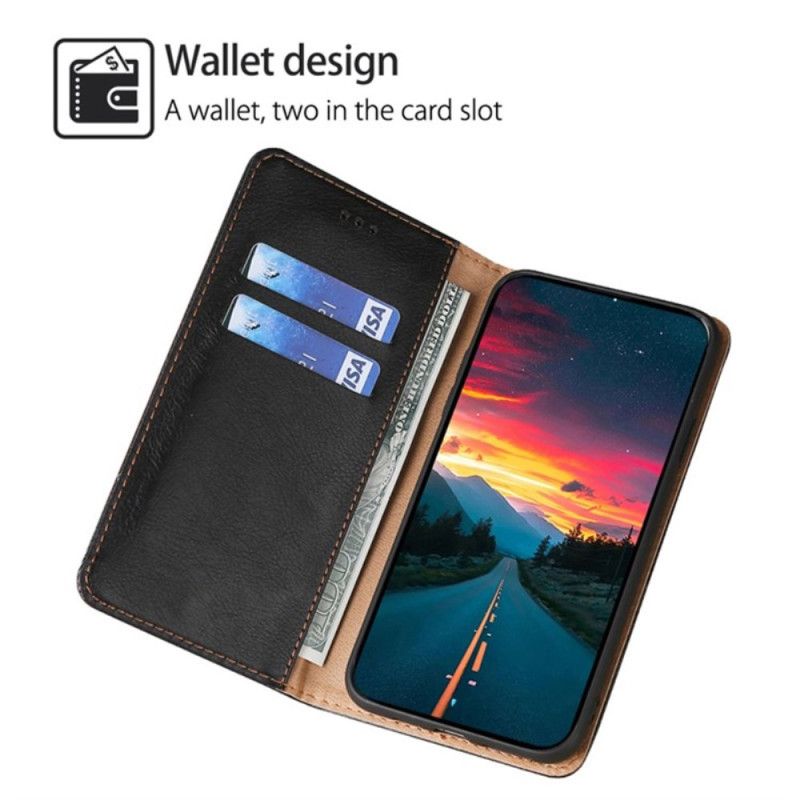 Flip Cover Samsung Galaxy A15 5g Klassisk Lædereffekt