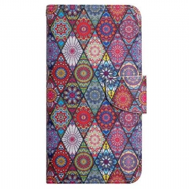 Flip Cover Samsung Galaxy A15 5g Patchwork Med Rem