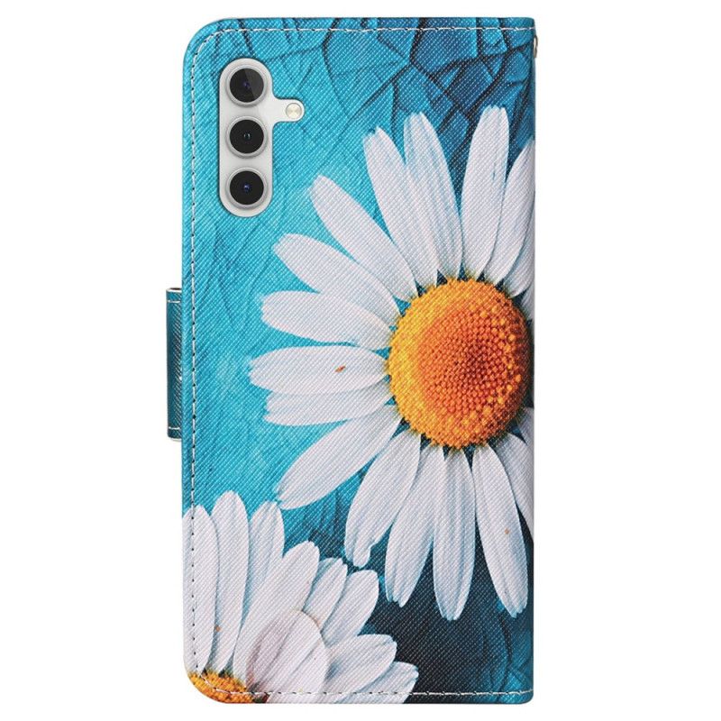 Flip Cover Samsung Galaxy A15 5g Stor Remkrysantemum