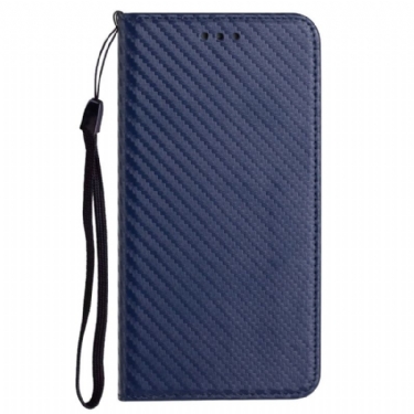 Læder Cover Samsung Galaxy A15 5g Kulfiber