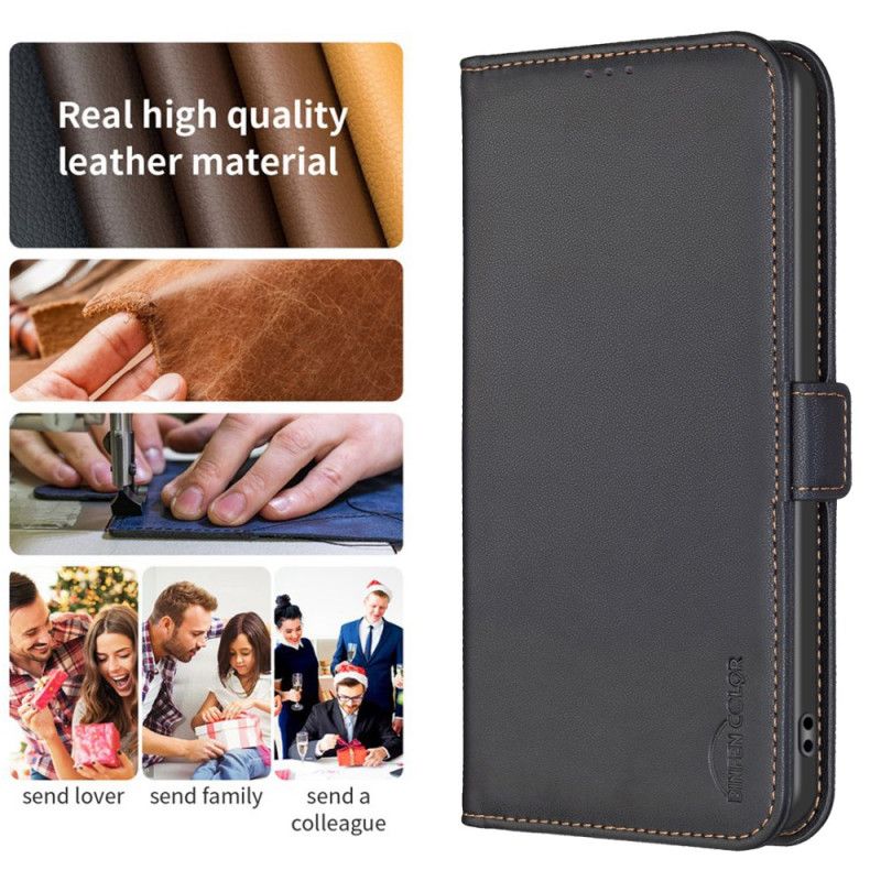 Læder Cover Samsung Galaxy A15 5g Telefon Etui Klassisk Binfen Farve