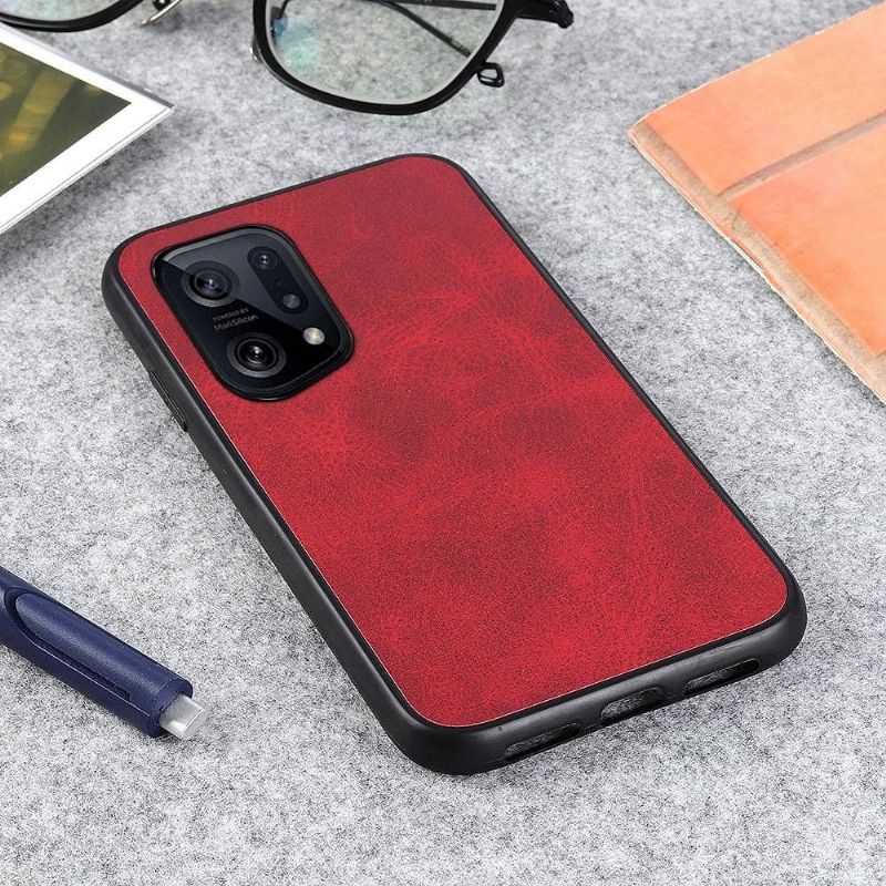 Cover Oppo Find X5 Vintage Kunstlæderjazz