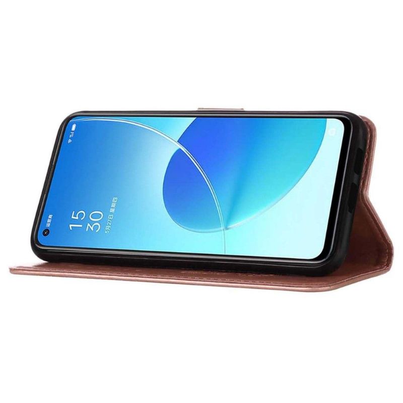 Flip Cover Oppo Find X5 Sommerfugleblomst Kortholder