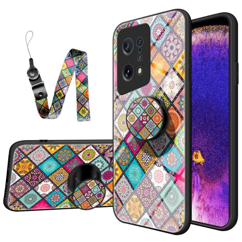 Mobilcover Oppo Find X5 Original Mandala Kalejdoskop Med Stand