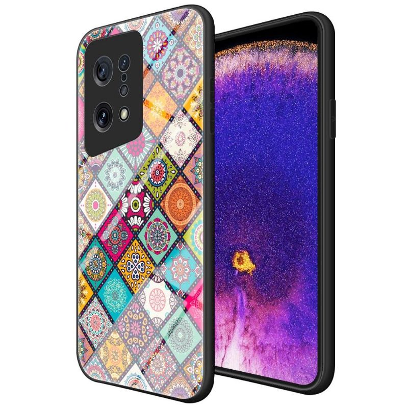 Mobilcover Oppo Find X5 Original Mandala Kalejdoskop Med Stand