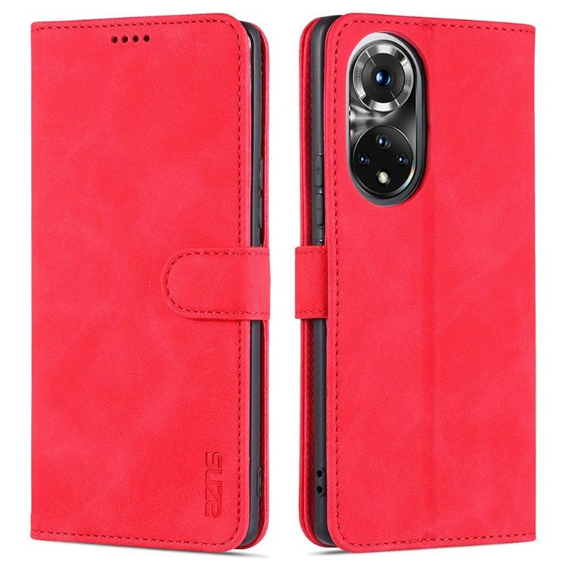 Etui Honor 50 / Huawei Nova 9 Anti-fald Flip Cover Azns Kortholder