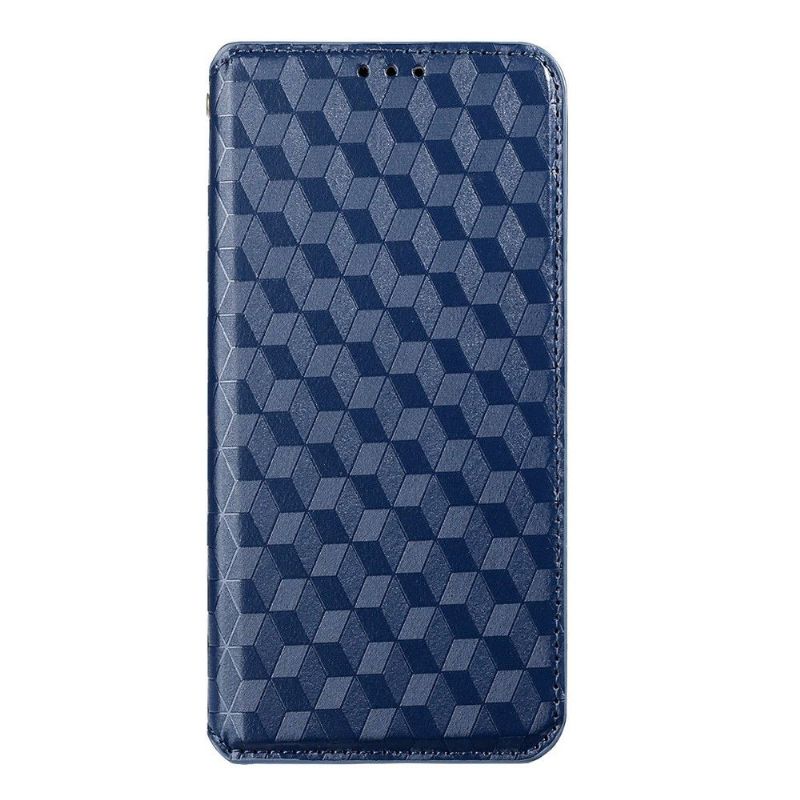 Flip Cover Honor 50 / Huawei Nova 9 Hemming Læder Cover Designgeometri