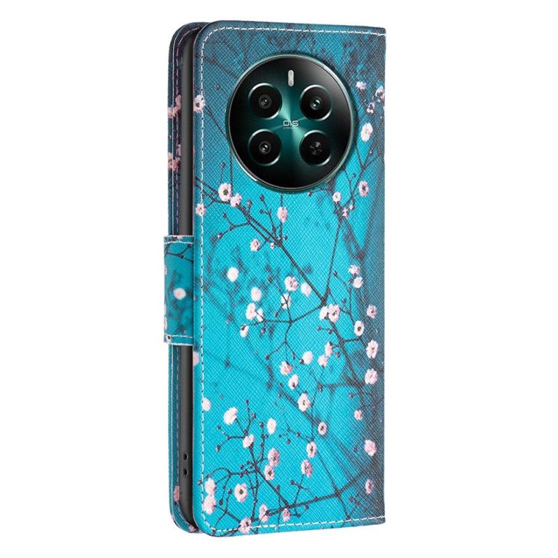 Flip Cover Realme 12 Plus 5g Blommeblomster