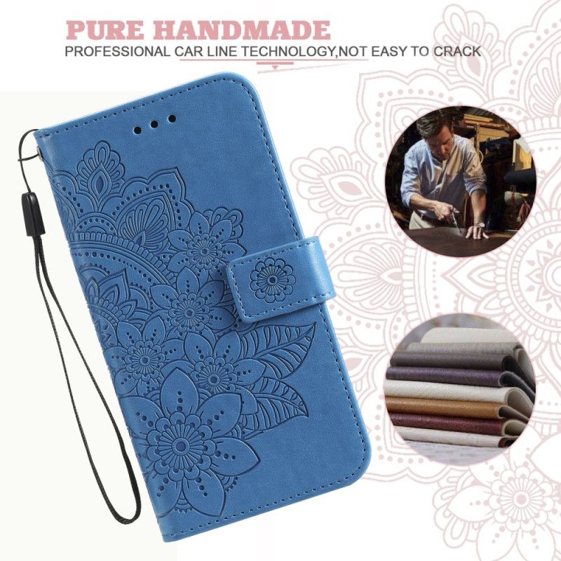 Flip Cover Til Realme 12 Plus 5g Mandala Print Med Rem