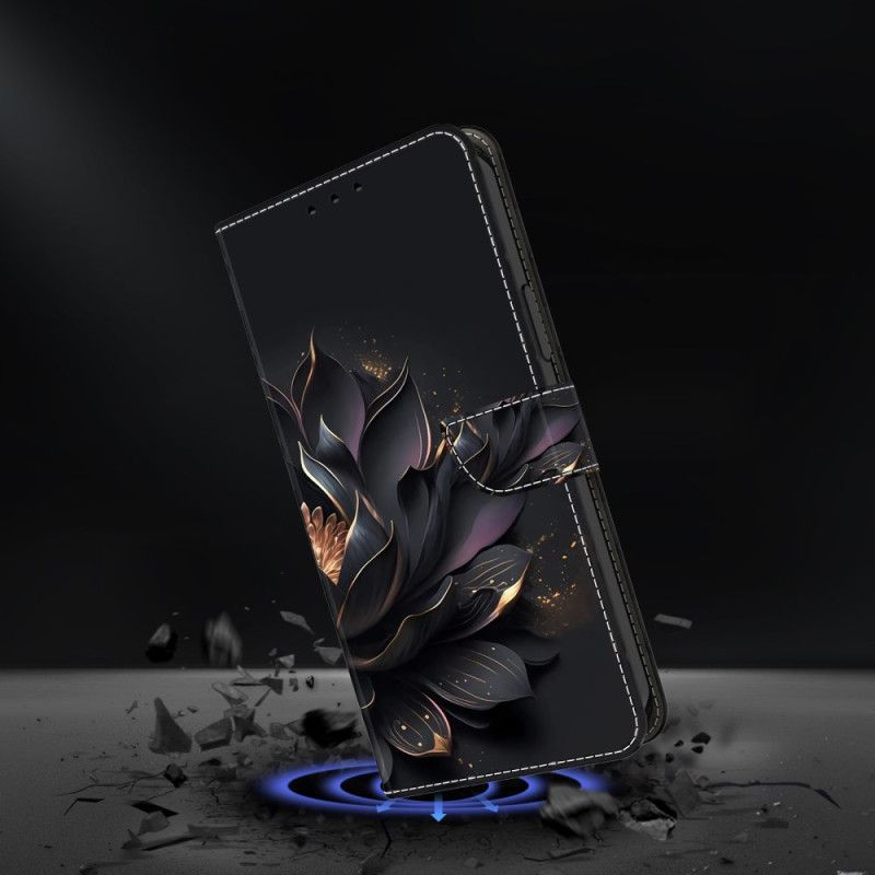 Flip Cover Honor X9b / Magic 6 Lite Lilla Lotus