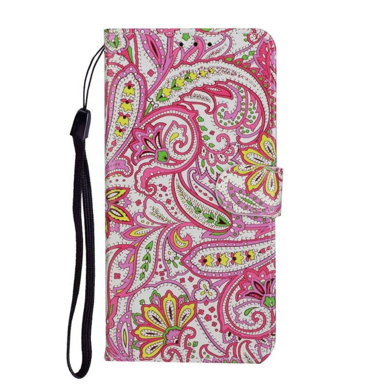 Flip Cover Huawei P Smart 2020 Anti-fald Paisley Blomst