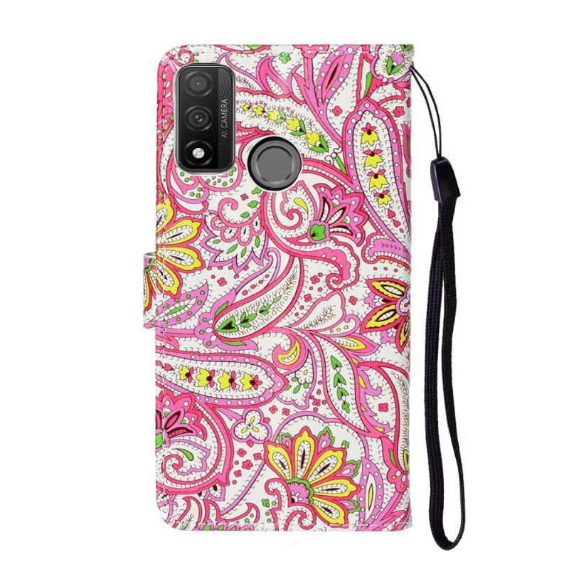 Flip Cover Huawei P Smart 2020 Anti-fald Paisley Blomst