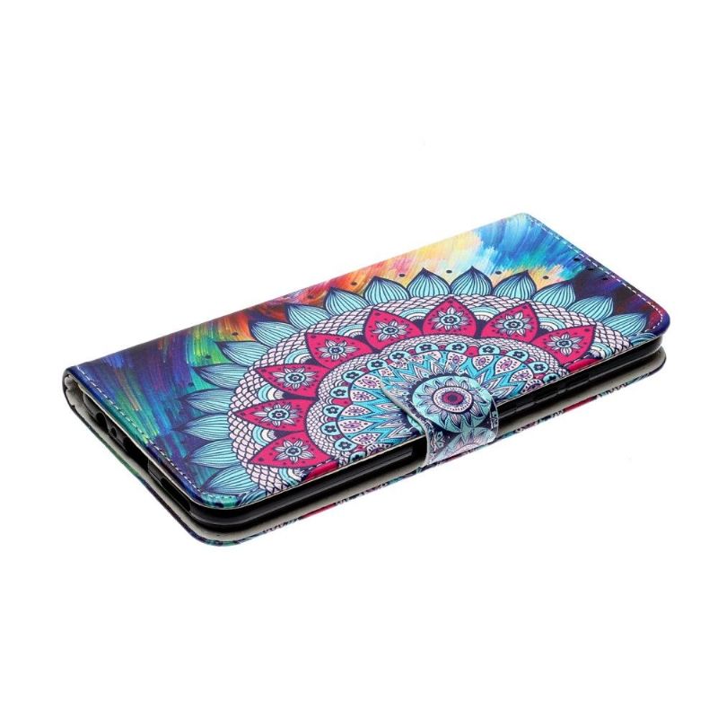 Flip Cover Huawei P Smart 2020 Blomstermandala