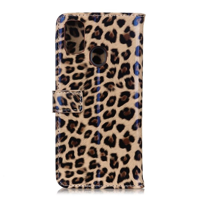 Læder Cover Huawei P Smart 2020 Original Leopard