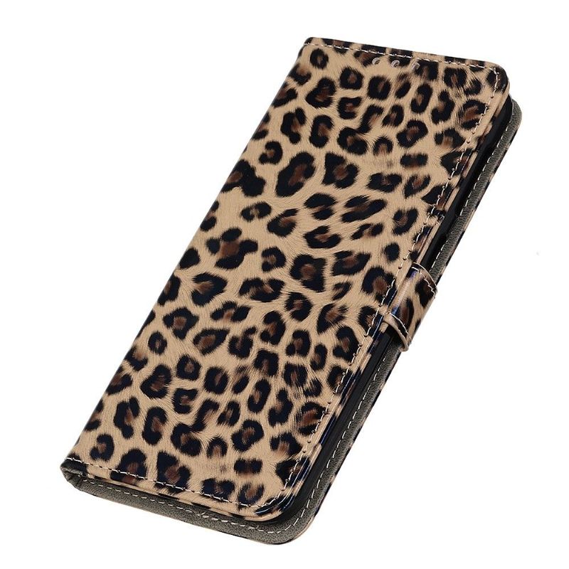 Læder Cover Huawei P Smart 2020 Original Leopard