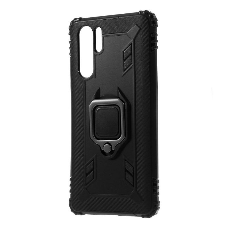 Cover Huawei P30 Pro Carbonlook Med Støttering