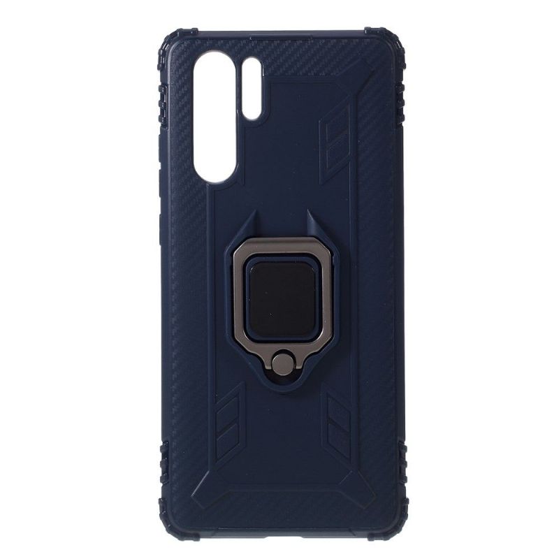 Cover Huawei P30 Pro Carbonlook Med Støttering