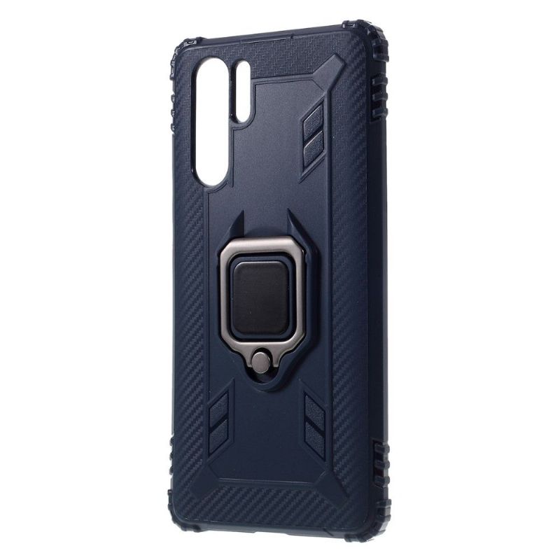 Cover Huawei P30 Pro Carbonlook Med Støttering