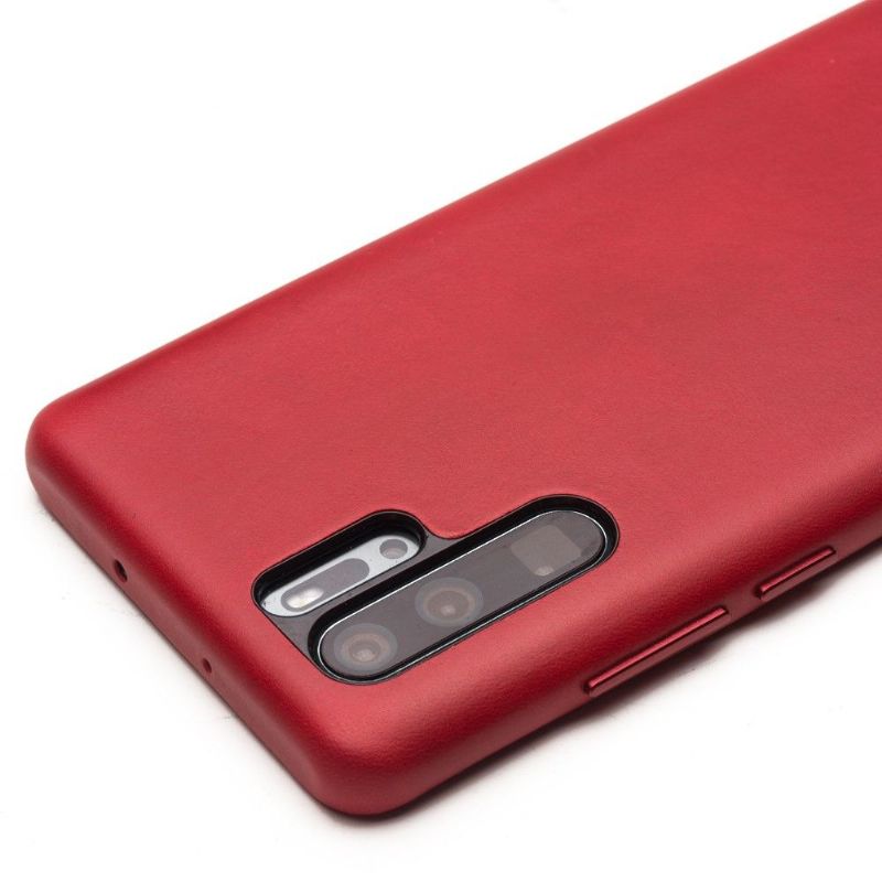 Cover Huawei P30 Pro Hemming Qialino Premium Læder - Rød