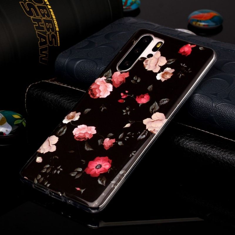 Cover Huawei P30 Pro Lysende Blomster