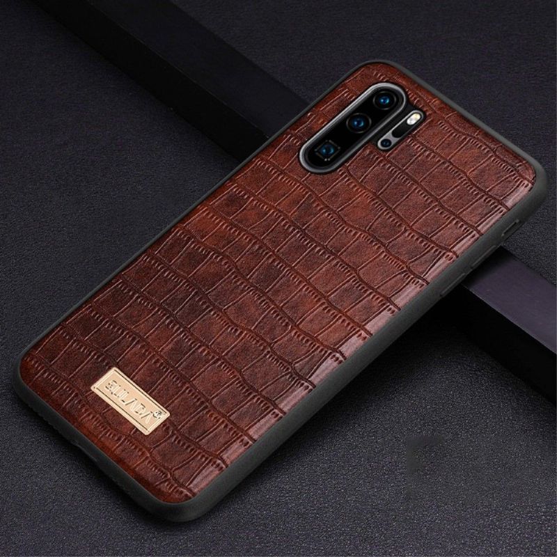 Cover Huawei P30 Pro Sulada Croc Lædereffekt