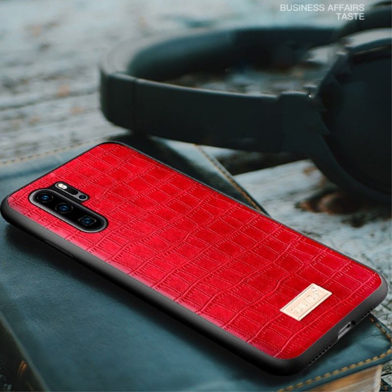 Cover Huawei P30 Pro Sulada Croc Lædereffekt