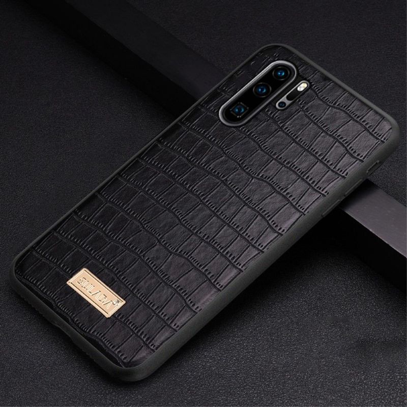 Cover Huawei P30 Pro Sulada Croc Lædereffekt