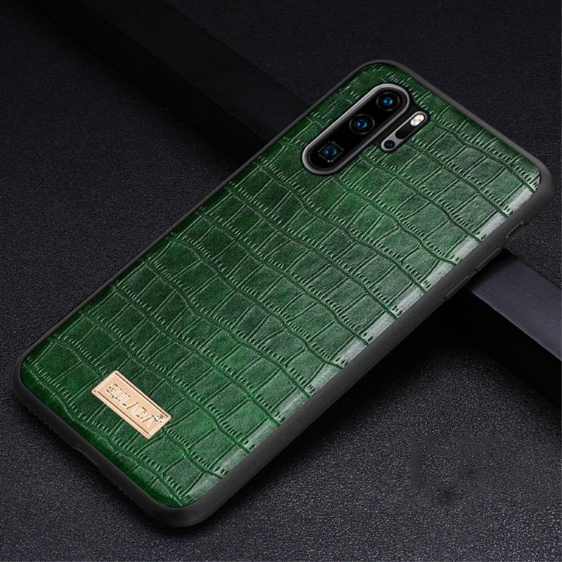 Cover Huawei P30 Pro Sulada Croc Lædereffekt