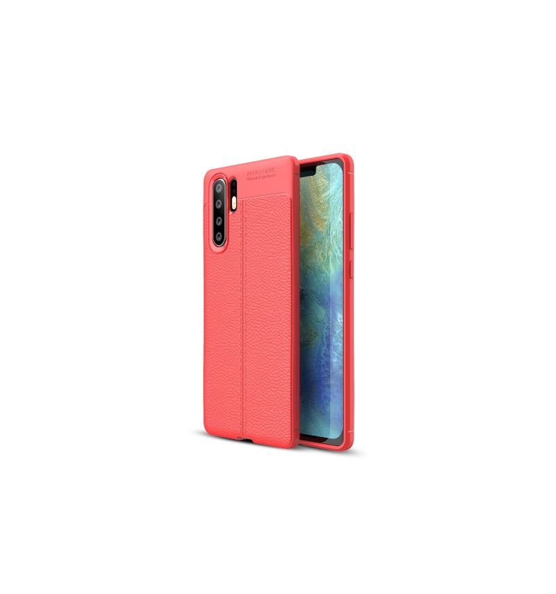 Cover Huawei P30 Pro Tekstureret Læderstil Gel