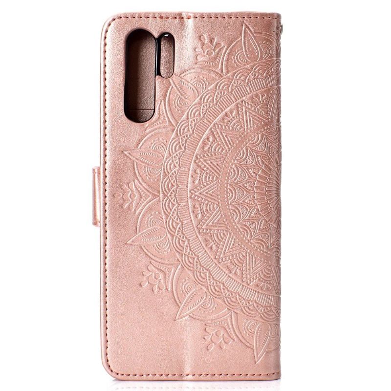 Etui Huawei P30 Pro Mandala Mønster Kortholder