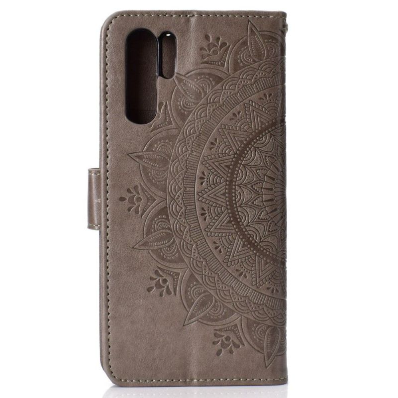 Etui Huawei P30 Pro Mandala Mønster Kortholder