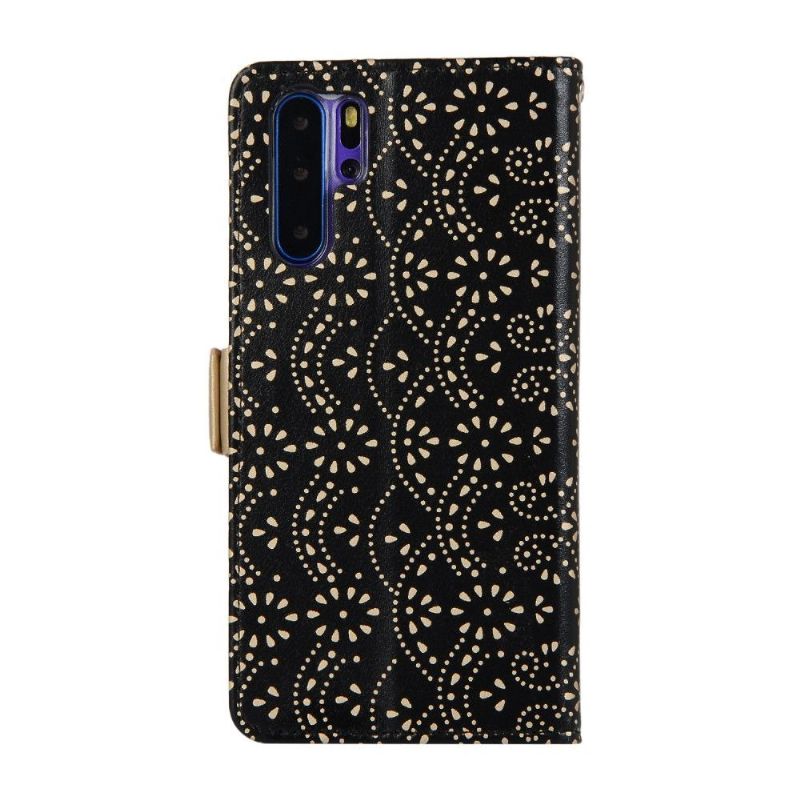 Flip Cover Huawei P30 Pro Blomsterblonde