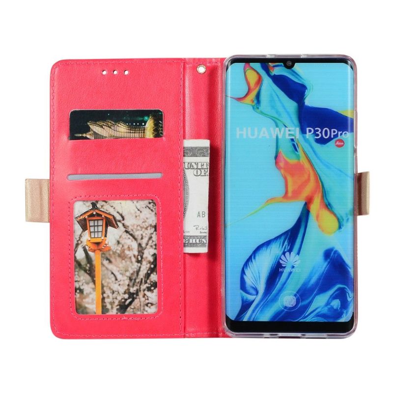 Flip Cover Huawei P30 Pro Blomsterblonde