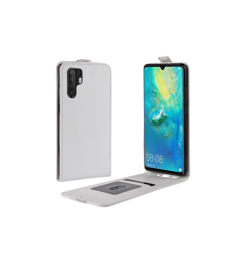 Flip Cover Huawei P30 Pro Læder Cover Kunstlæder Lodret