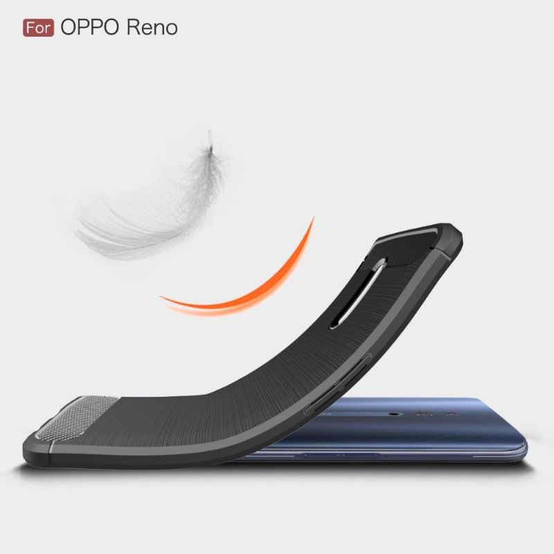 Cover Oppo Reno Carbon Børstet Gel