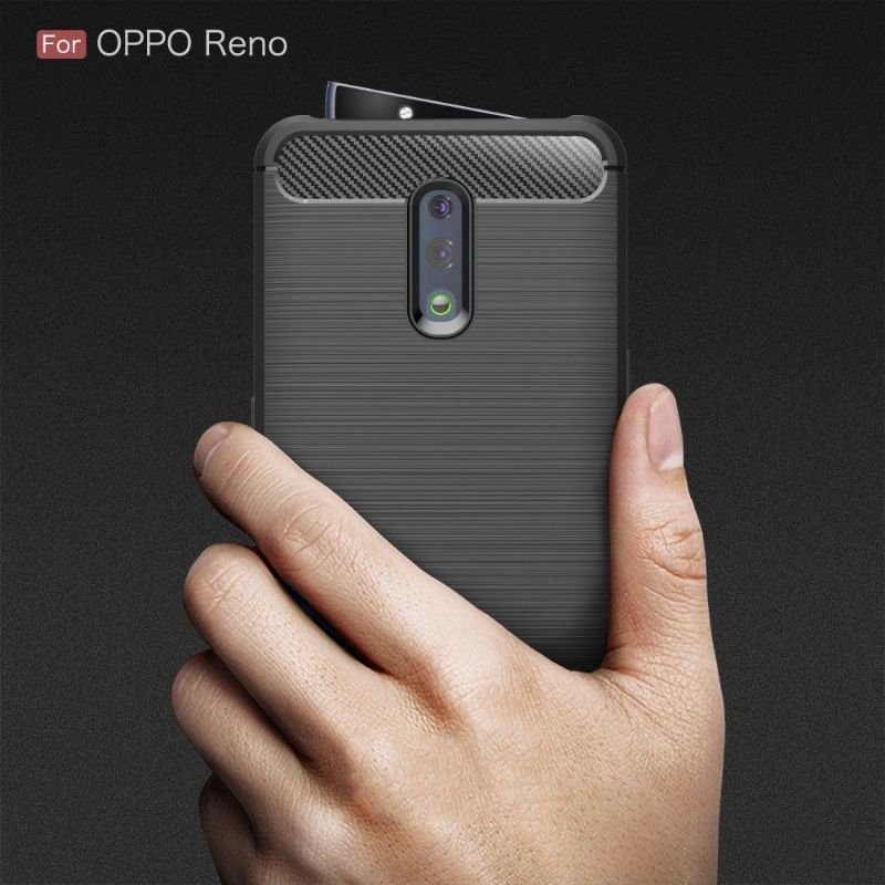 Cover Oppo Reno Carbon Børstet Gel