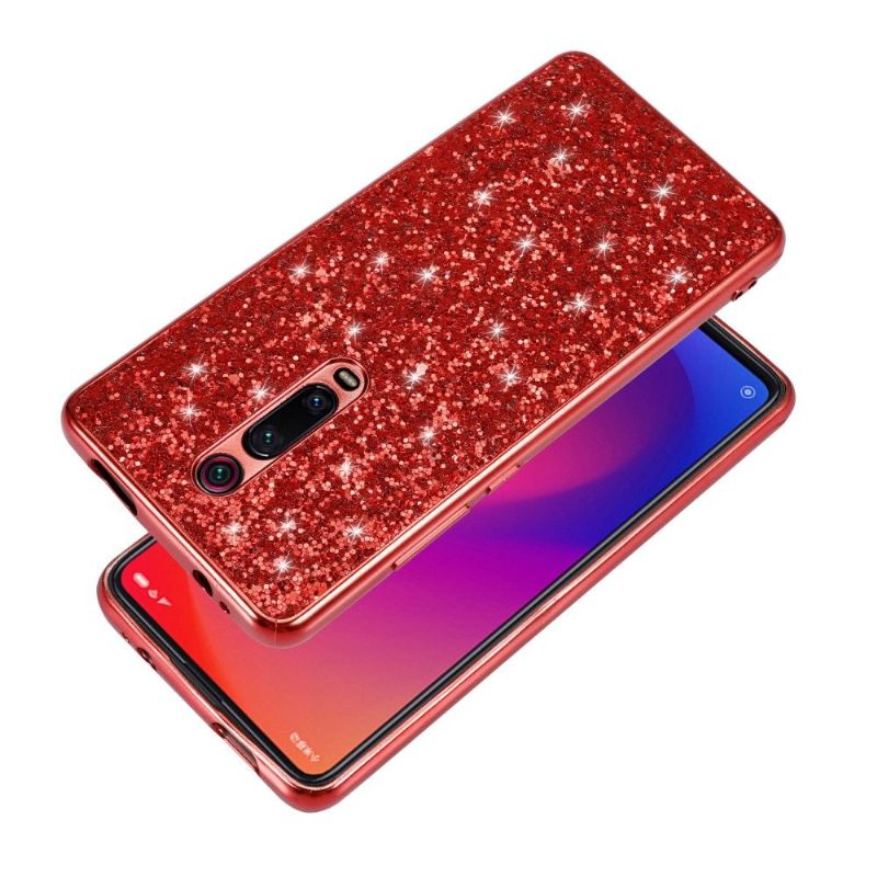 Cover Xiaomi Mi 9T / Mi 9T Pro Hemming Glamourøse Pailletter