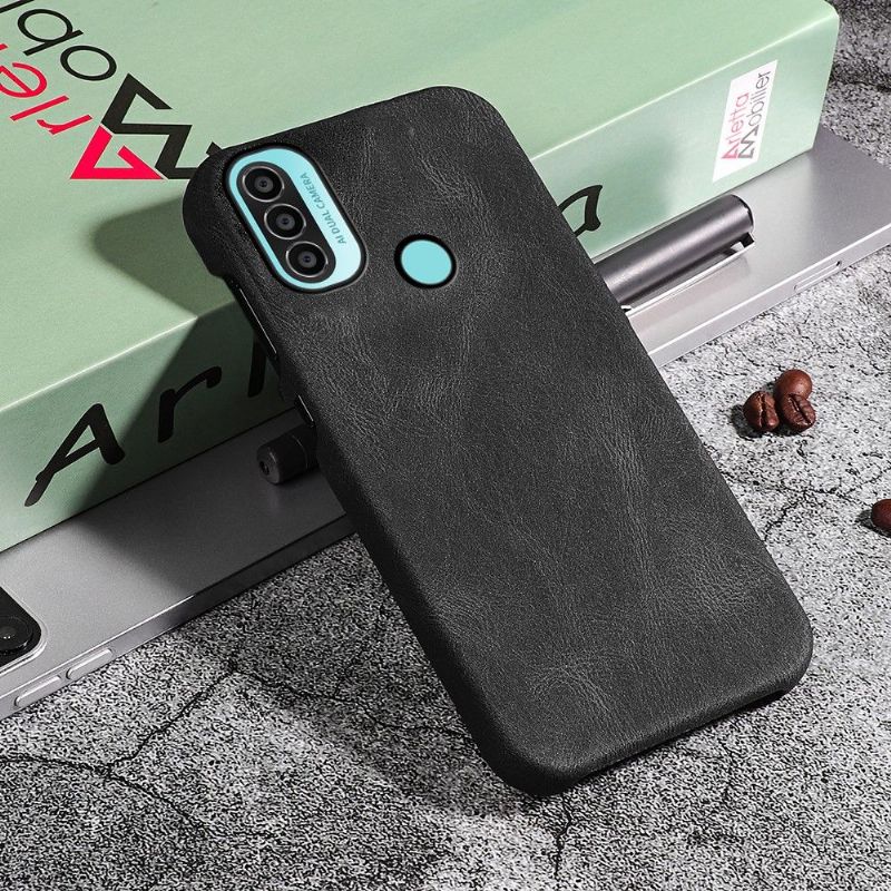 Cover Motorola Moto E20 / E30 / E40 Imiteret Læder