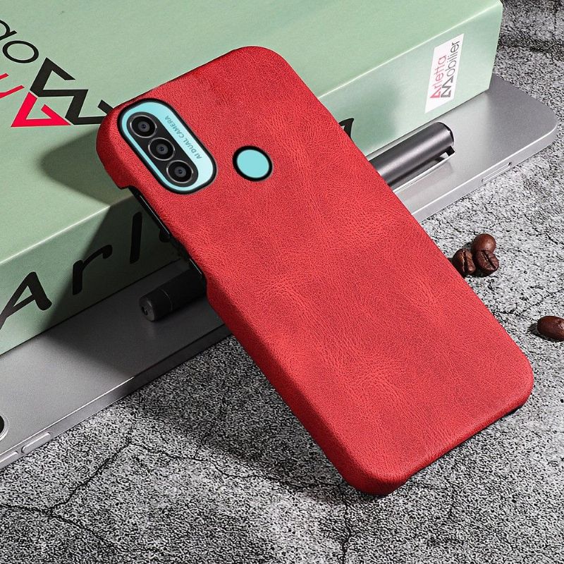 Cover Motorola Moto E20 / E30 / E40 Imiteret Læder