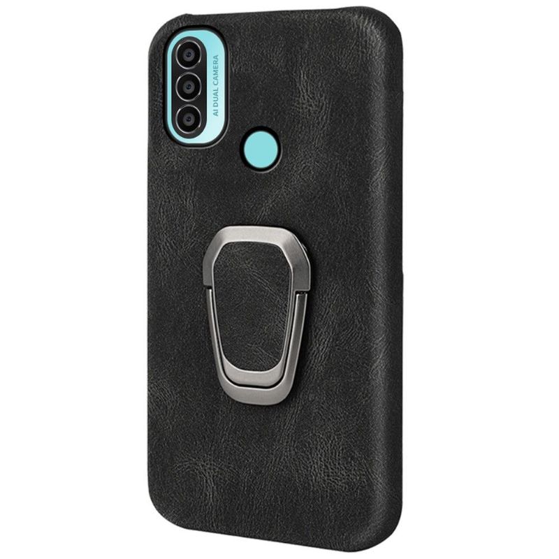 Cover Motorola Moto E20 / E30 / E40 Imiteret Læder Med Stativ